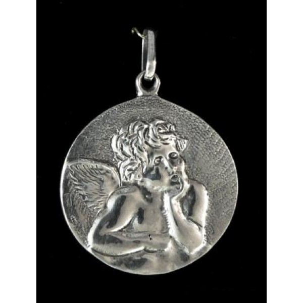 Medalla Angel de Rafael plata